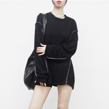 (Unisex) ロネンメッシュステッチニット