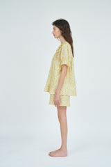 Rivona Short-sleeve Two-piece Yellow[24181WTSSN]