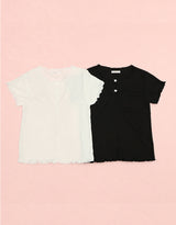 CANDY RIBBON FRILL T-SHIRT