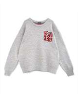 UNISEX ウェーブロゴニット