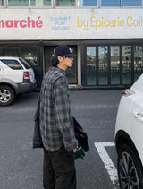No.1003 napping check SHIRT (3color)