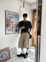 No.1296 one cotton bermuda SHORTS (3color)