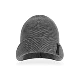 VA Patch Wide Brim Knit Bucket Hat / Gray