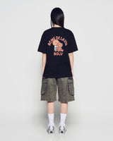26SS BEAR DOLL HUG BROWN LINE FRIENDS SHORT SLEEVE T-SHIRT