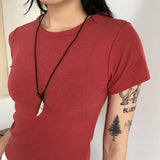 ロバック ベーシック ラウンド 半袖 Tシャツ
