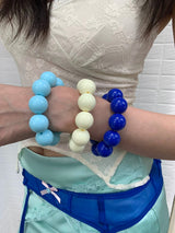 [AESPA@GISELLE]Color ball bold bangle(3color)