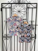 [香] Qipao Floral Top (Brown)