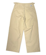 WASHED TAPERED PANTS BEIGE