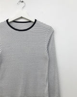 モダンストライプロングスリーブ (4color)