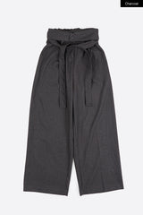 エバレットペーパーバックウエストワイドパンツ