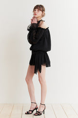 ANGEL HOOK DRESS black