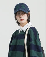 Globe logo ball cap