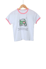 Music Crop Short-Sleeved T-Shirt
