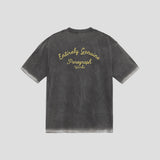 PARAGRAPH 刺繍スクリプトTシャツ