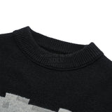 24FW ピクセルベアアートワークニット ブラック