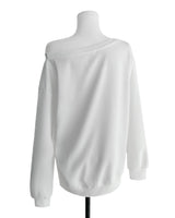 love in dot ridge one-shoulder TOP