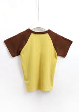 Toned-Down Raglan Short Sleeve T-Shirt