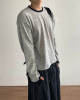 Lav Crop Contrast Knit
