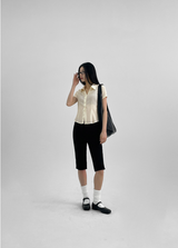 [MADE] Elsop Burton Pleats Blouse (Short-Sleeved ver.)