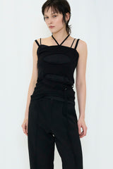 LAYERED KNIT CAMISOLE