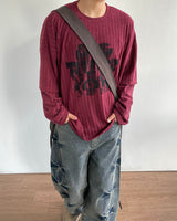 DIS Ribbed Knit Long Sleeve