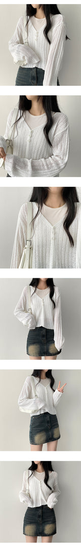 Lark cropped fine ribbed plain sleeveless top
