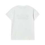 Dog Logo Slim Fit Applique Tshirts Ivory