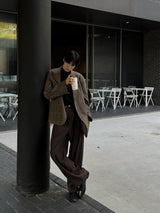ASCLO Side Three Tuck Slacks (4color)