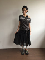 ボーントゥービーオフショルダーTシャツ (2color)