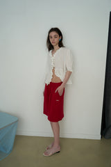Moi ruffle blouse_ivory