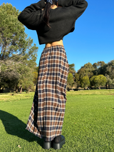 (WARMER DETAIL!) THICK CROPPED WIDE LOOSE ROUND KNIT - 2 COLOR