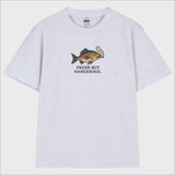 スモーク＆バイト アングリーフィッシュ Tシャツ (3color)