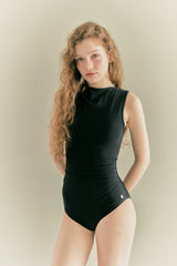 MARTINI DRAPING SWIMSUIT_Black