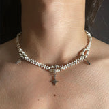 Sand Beads Chocker(wear by Lesserafim Chaewon)