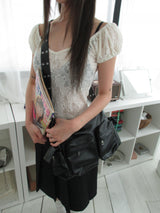 lace puff t