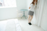 deep v-neck regular half top(3colors)