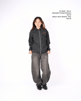 Regular Balloon Denim - Aged Black
