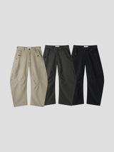 Arthur pin curved pants