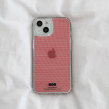 [Jelly] Stipe slim(red) Jelly case