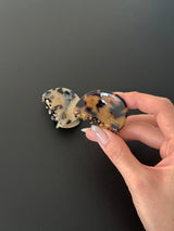 Leopard pouch hair clip (2color)