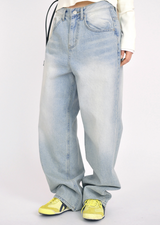 (UNISEX)soft denim pants