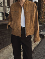 Jeep Biker Suede Jacket