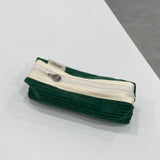 Clam round pencilcase _ Corduroy broccoli