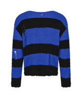 25FW★ [LANARCH] Destroyed Stripe Knit