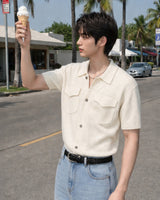 (M's) 2 Pocket Knit Shirt