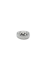 百合 Cloud ring 002 (Black/White)