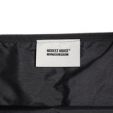 LEATHER TRANSFOAM BAG-BLACK