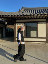 Over Denim Cargo Balloon Pants 2C