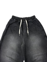 ラギッドバルーンバンディングデニムパンツ (2 Colors)