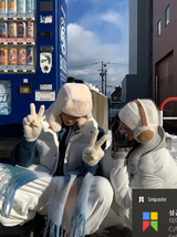 フレンダーエイクチェックビッグマフラー